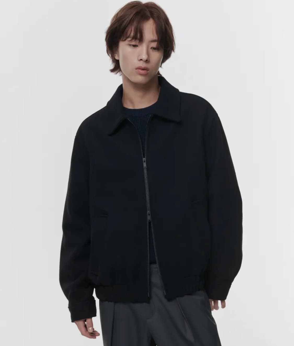 무신사 울 블렌드 불루종 재킷m 상품이미지2