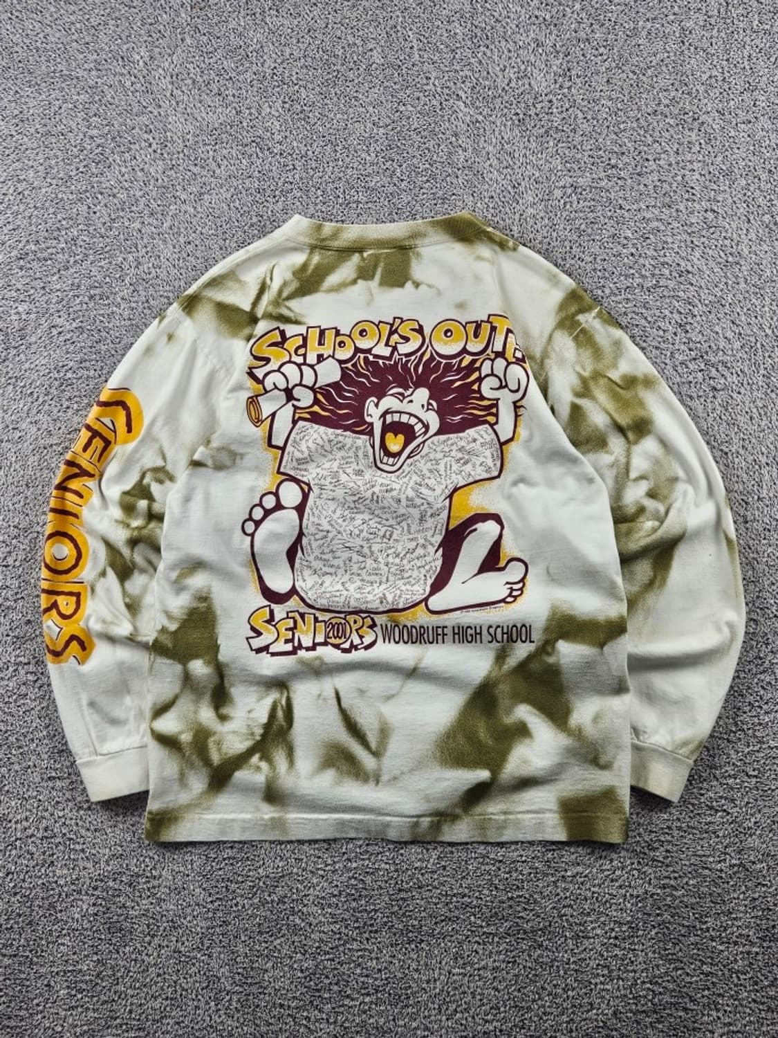 USA 스프레이커스텀 2001우드러프하이스쿨  롱슬리브 (M)/11364 상품이미지1