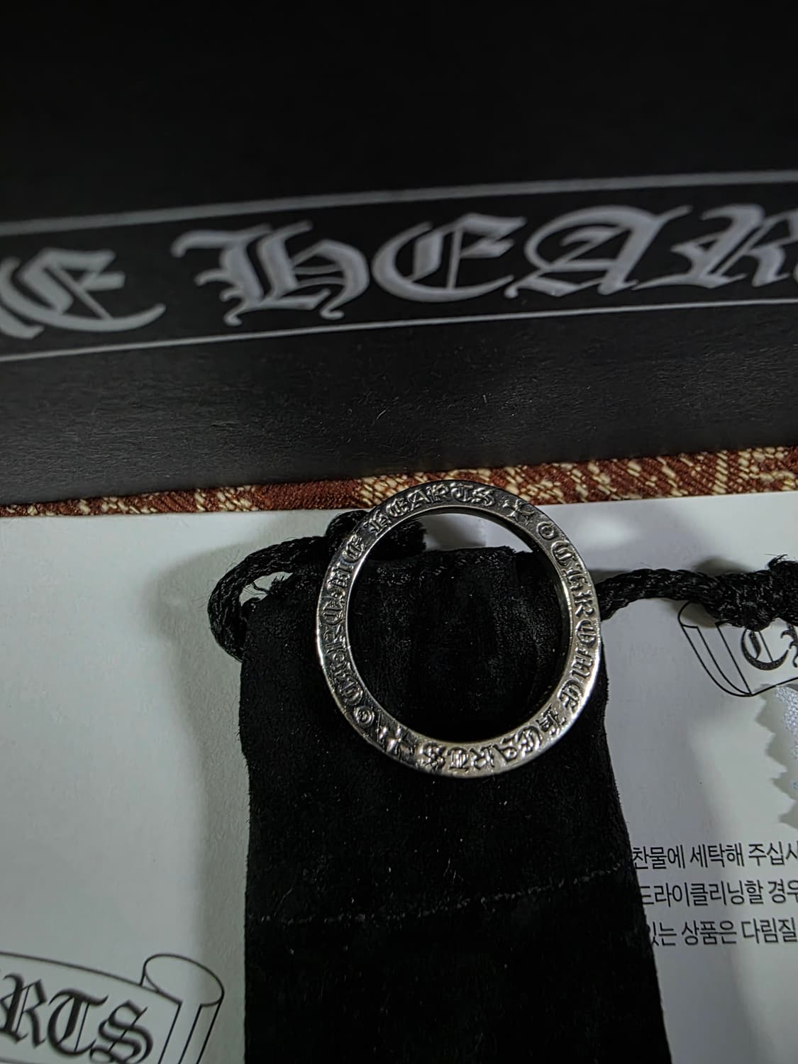 [세척완료,us11] 크롬하츠 퍽유링 3mm 상품이미지3