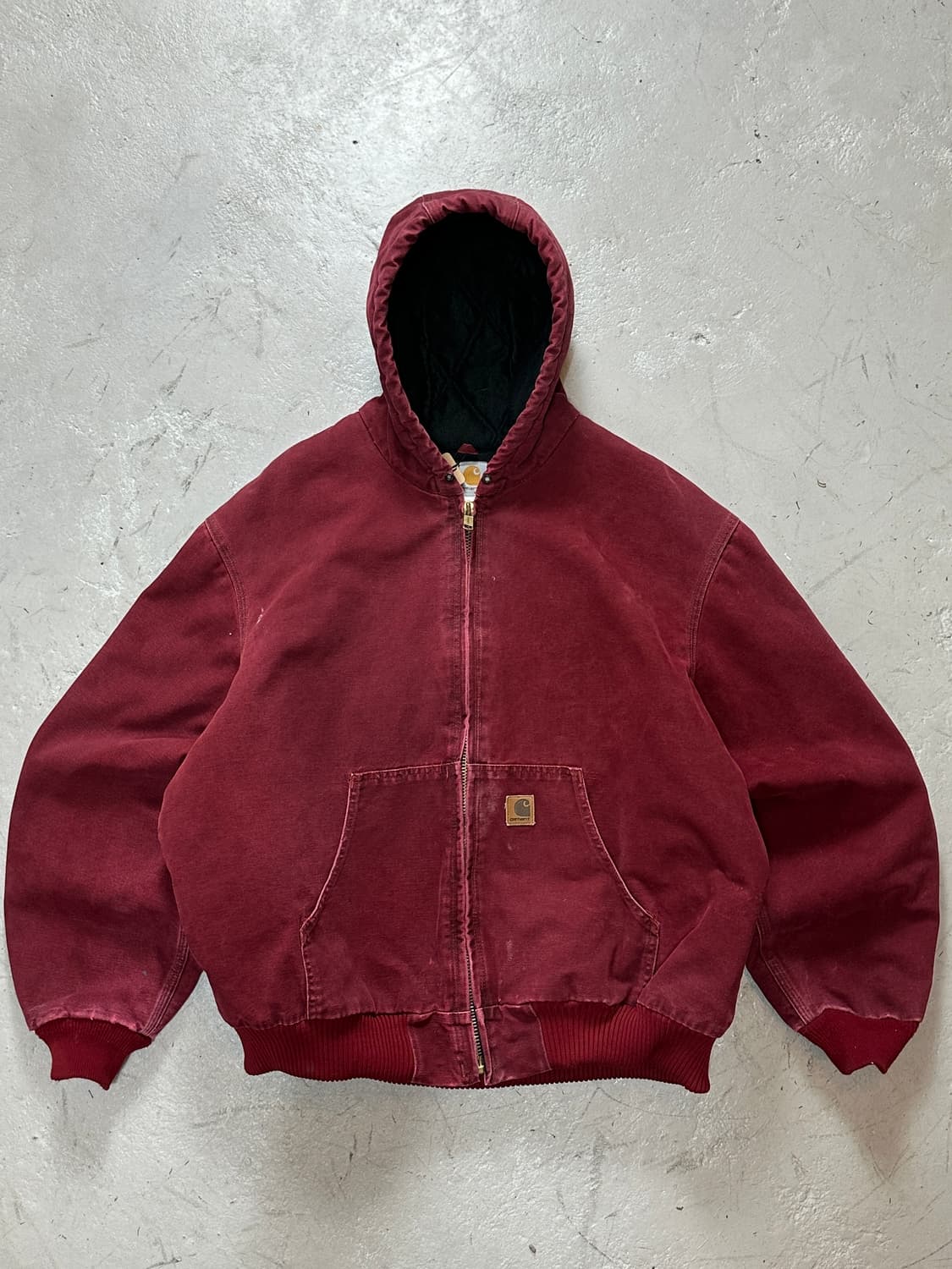 00's OG 칼하트 J130 CRI 액티브 자켓 칼하트 크림슨레드 상품이미지1