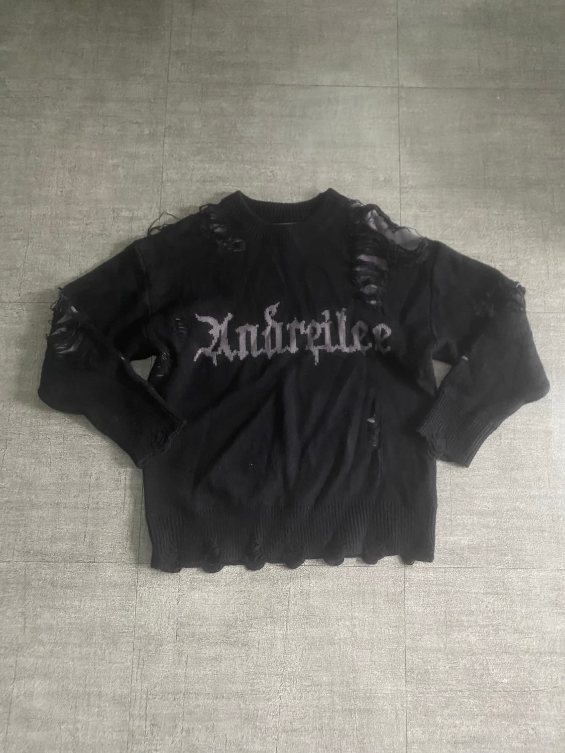 일본빈티지 Andreilee 그런지펑크보헤미안갸루 니트스웨터 상품이미지1