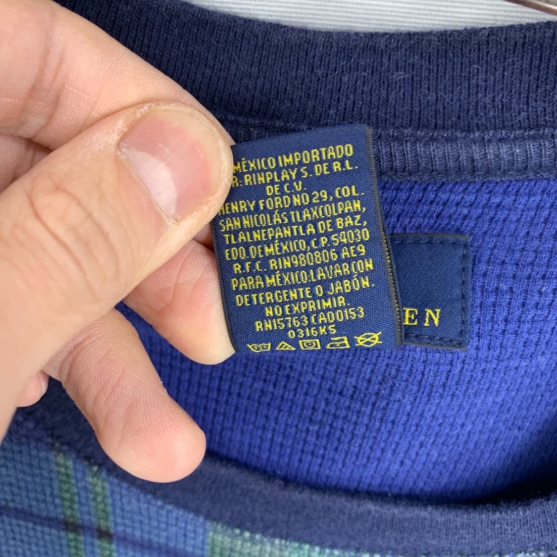 폴로랄프로렌 포니로고 체크패턴 롱슬리브 상품이미지6