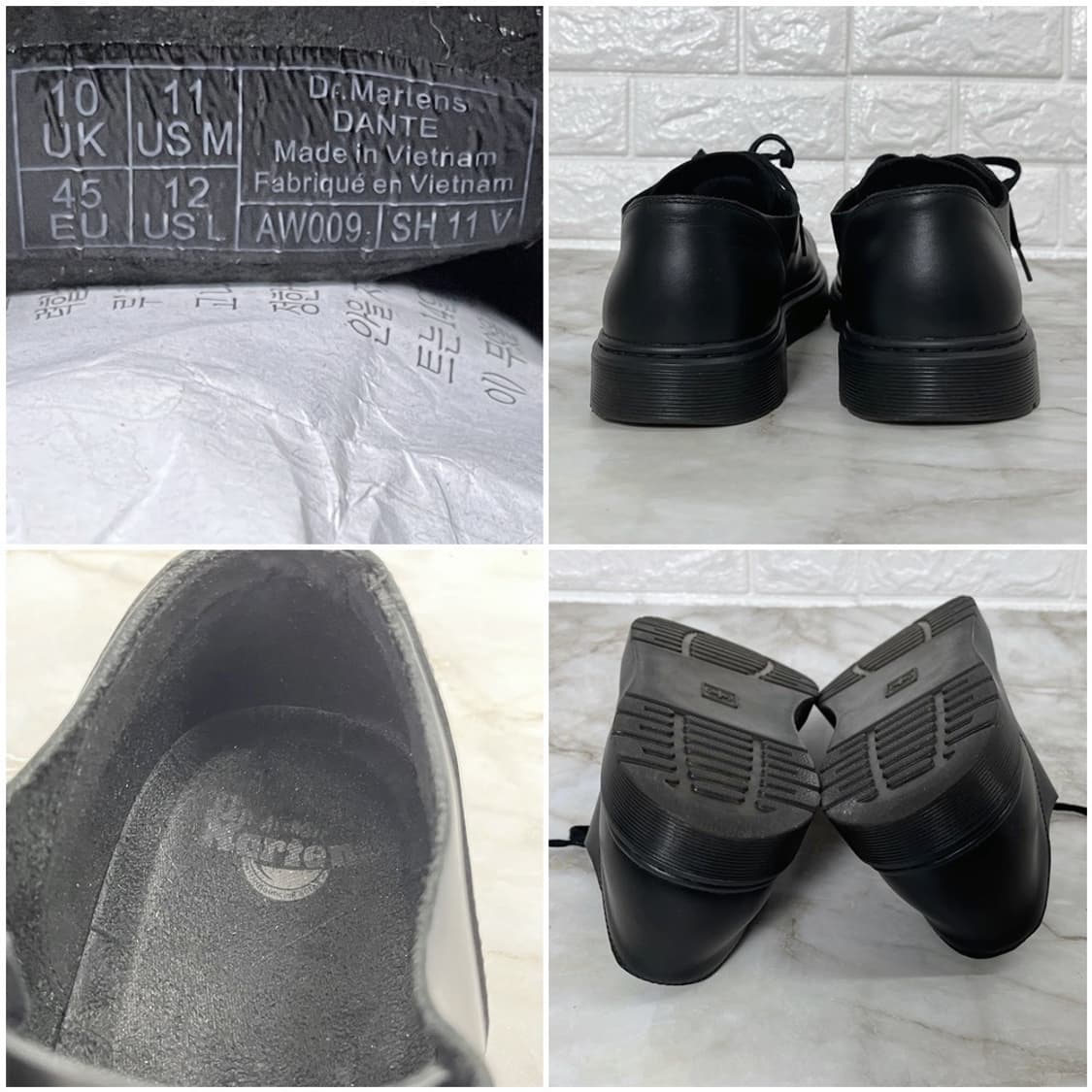 닥터마틴 단테 스니커즈 블랙 290 UK10 상품이미지6