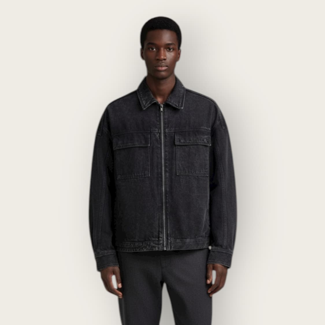 46/ 준지 23FW 흑청 포켓 데님 자켓 상품이미지1