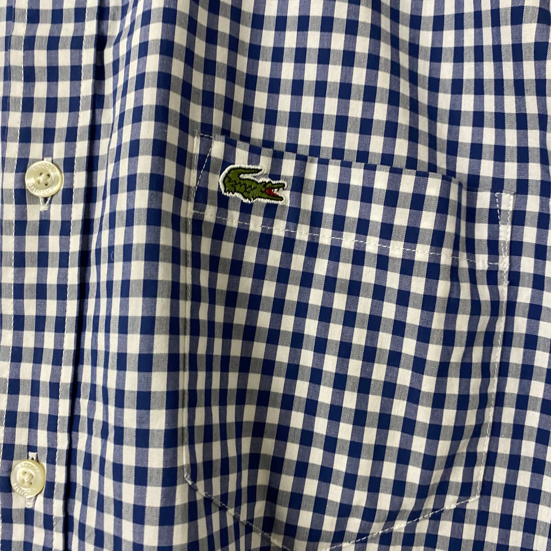 빈티지 LACOSTE 포켓 로고 셔츠 상품이미지4