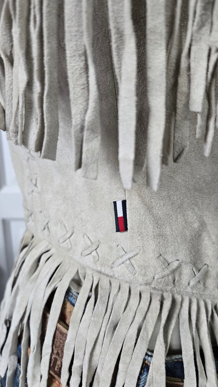 Tommy jeams 타미진스 보헤미안 빈티지 레더베스트 상품이미지5