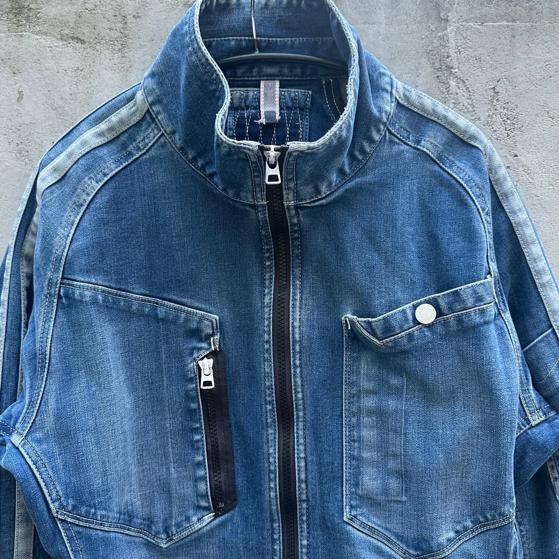 tracksuit type utility denim jacket 상품이미지2