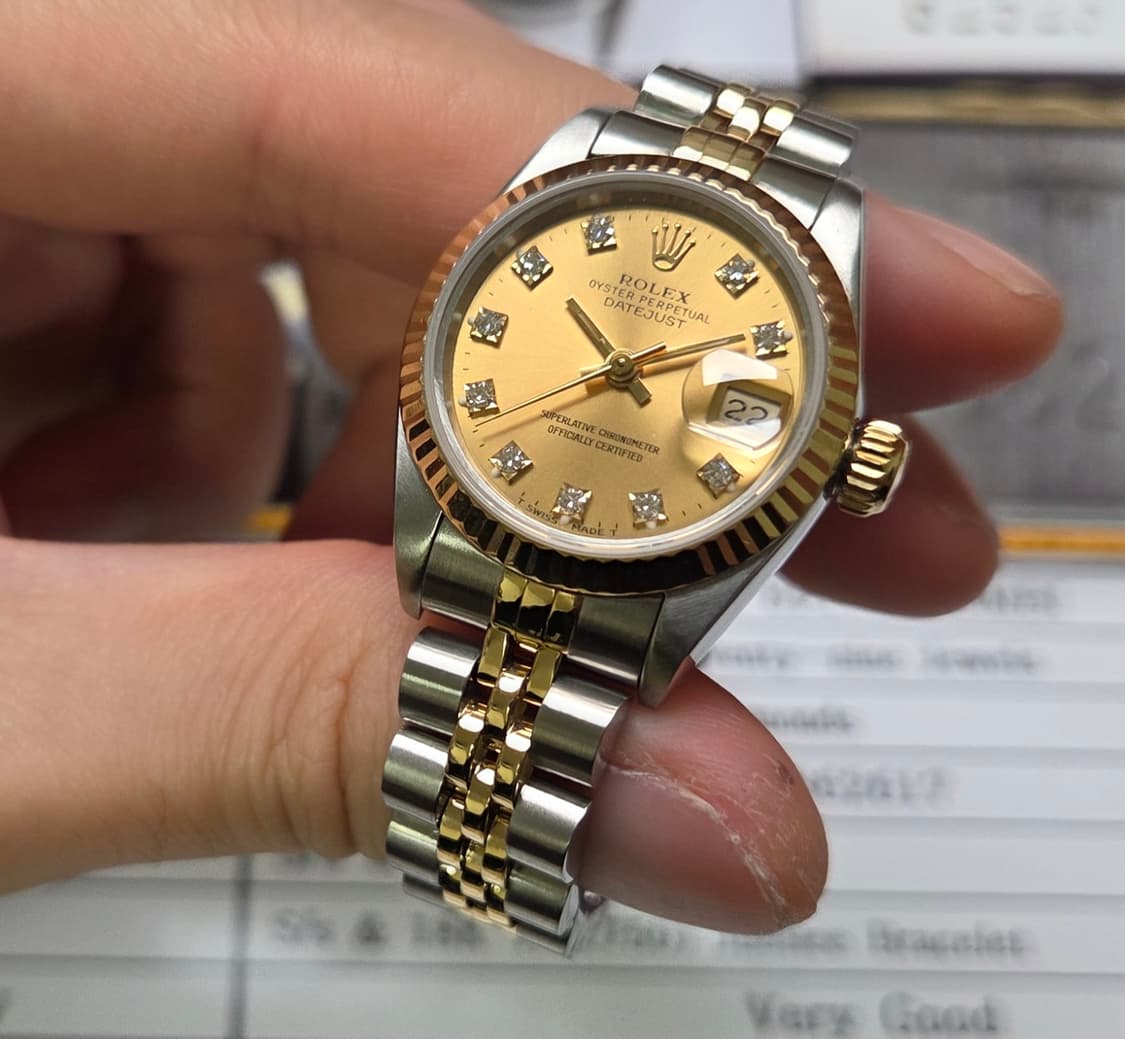 롤렉스 데이저스트 69173 18K콤비 오리지널 10P다이아 쥬빌리줄 여 상품이미지3