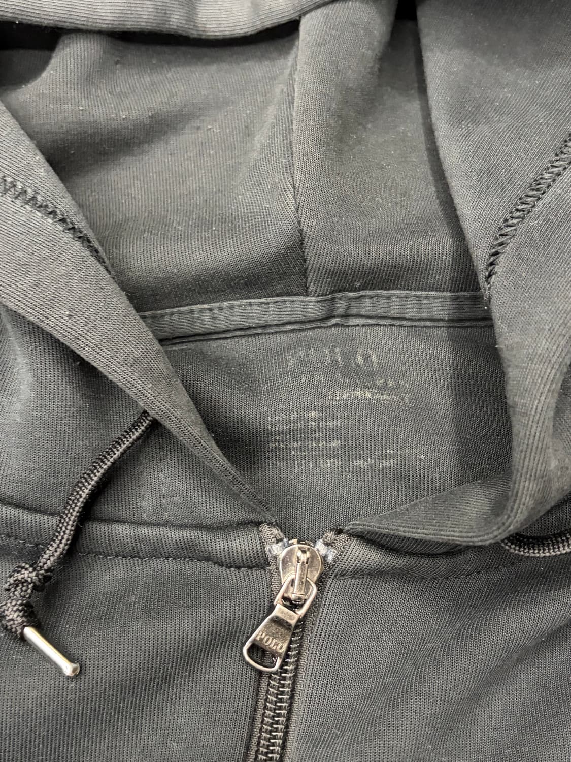 폴로 랄프로렌 블랙 후드 집업 상품이미지6