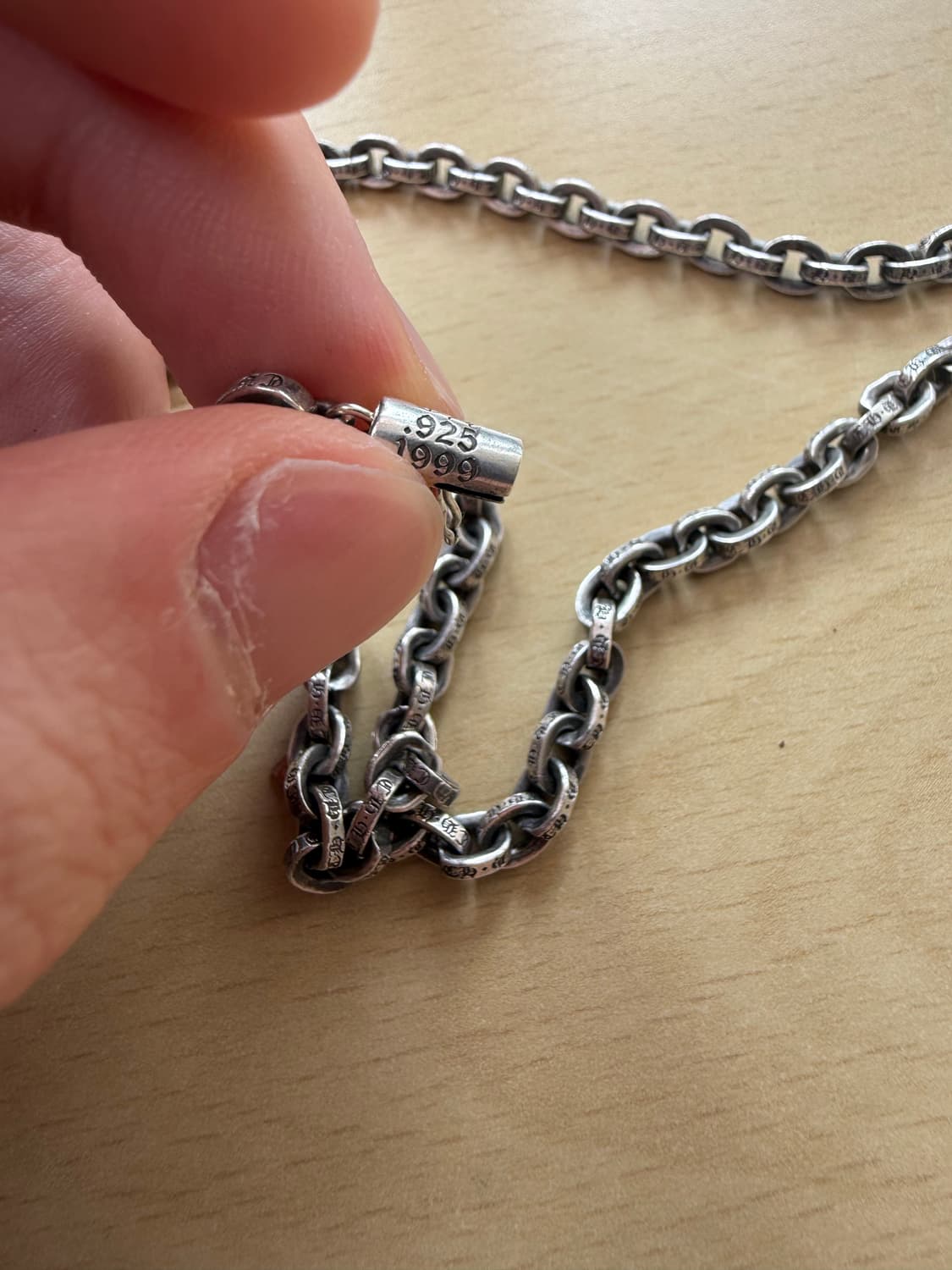 크롬하츠 페이퍼 체인 목걸이 20인치 상품이미지4