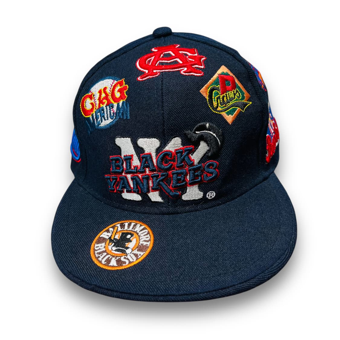 NLBM 90s 베이스볼 팀 패치 올드스쿨 힙합 스냅백 상품이미지3