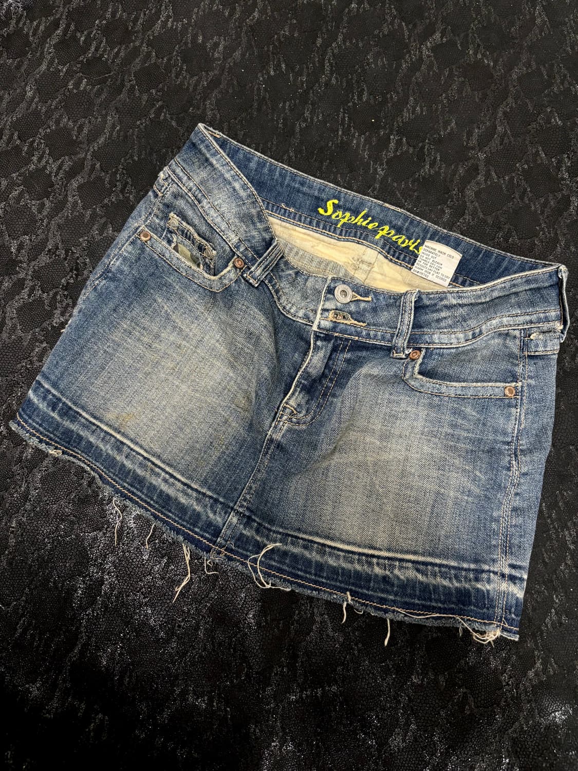 “Vintage” Y2K Mood Camo Detail Short Pan 상품이미지6