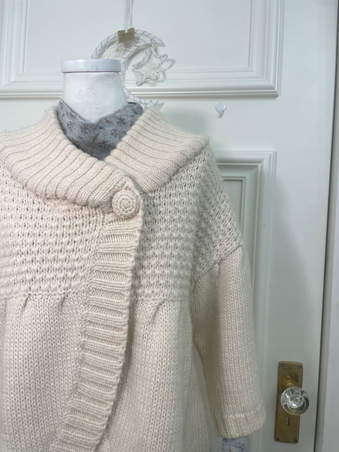 ivory one-button pleats point lovely car 상품이미지6