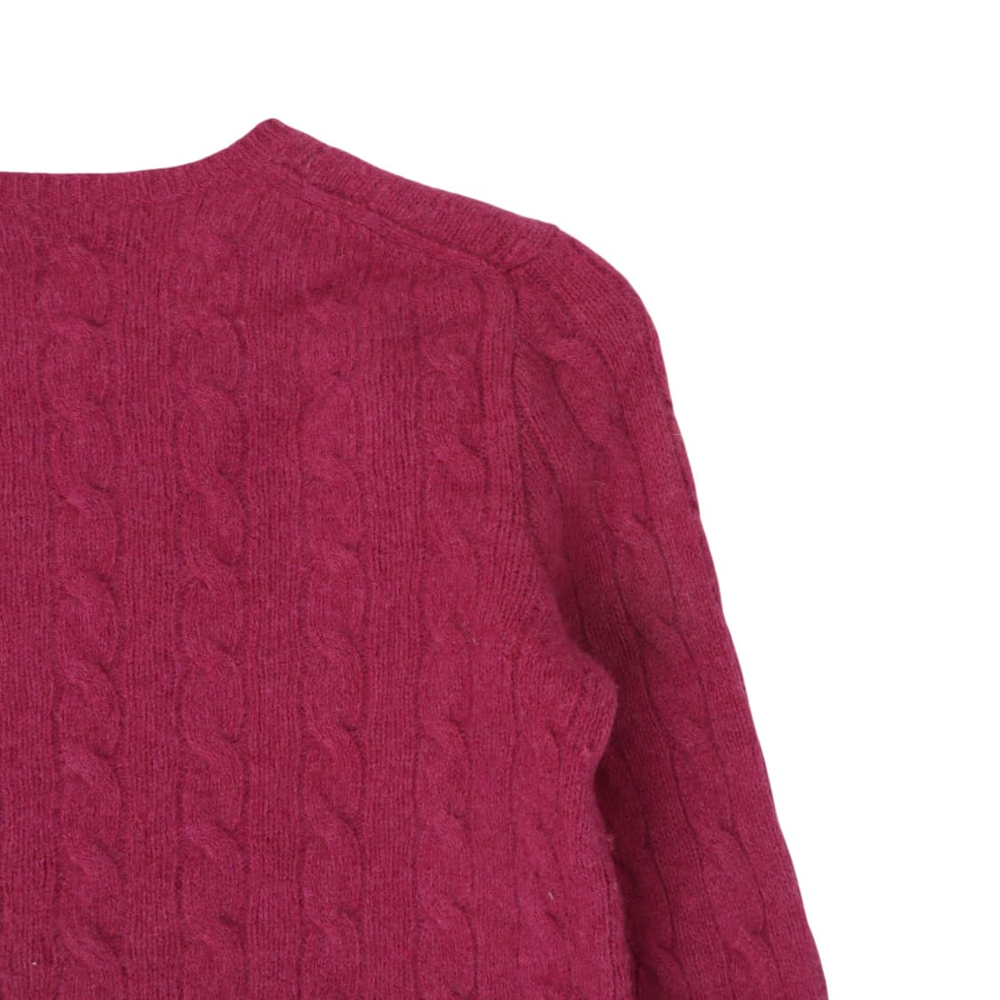 폴로 랄프로렌 핑크 울 캐시미어 케이블 니트 상품이미지6