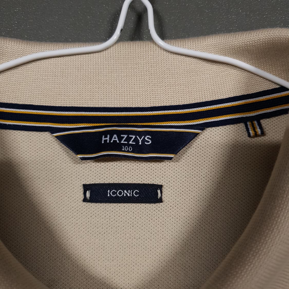 100 (L) 헤지스 신형 23ss 남성 아이코닉 반팔 카라티 폴로 셔츠 상품이미지6