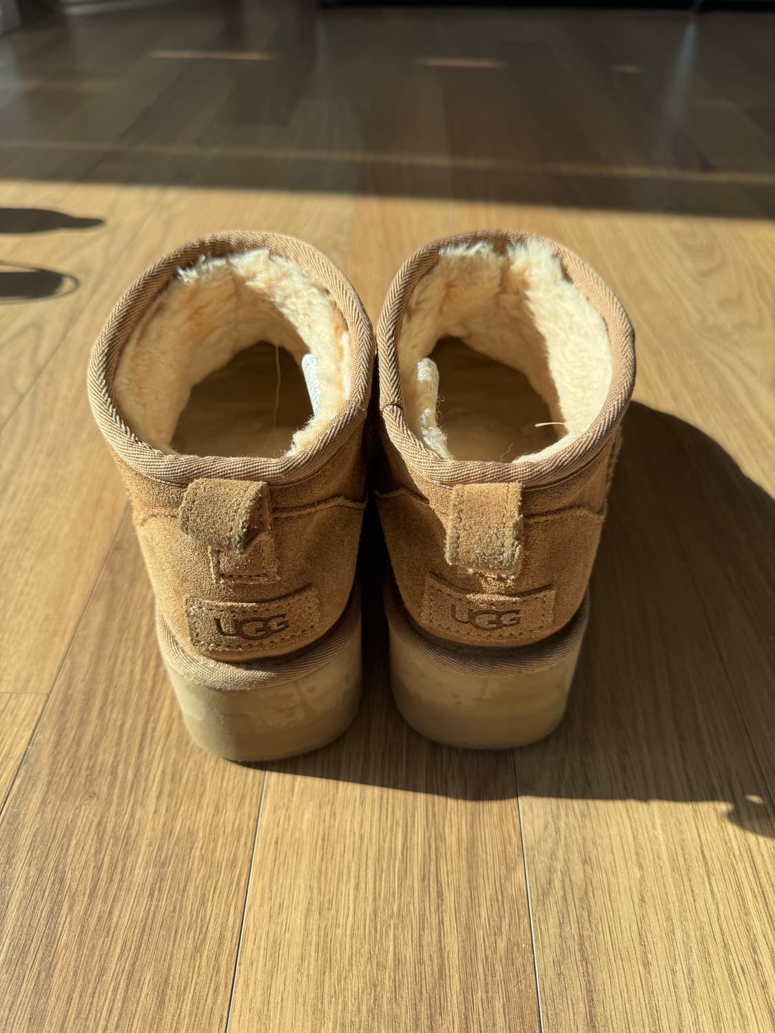 [UGG] 어그 플랫폼 미니 부츠 US7 상품이미지6