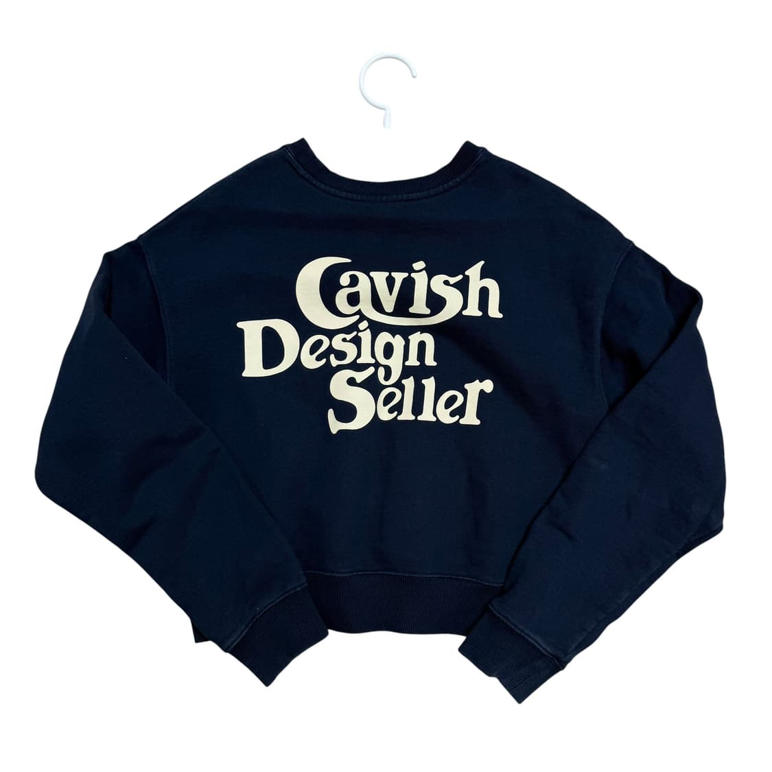 카비시 크롭 맨투맨  상품이미지3