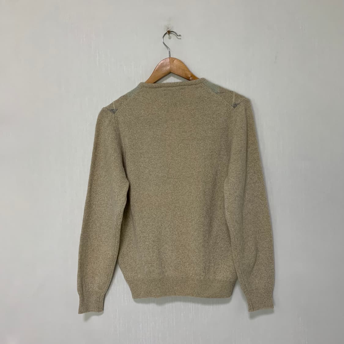 브룩스 브라더스 아가일 빈티지 니트 스웨터 베이지 36사이즈 상품이미지3