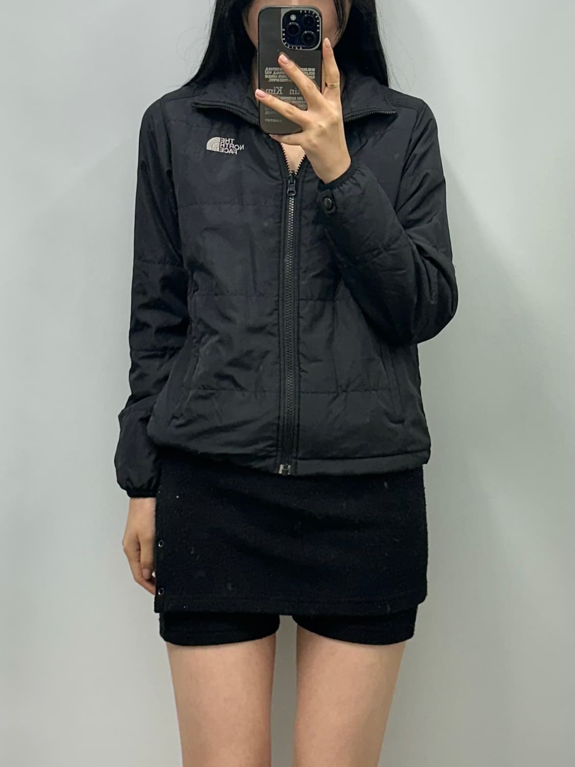 노스페이스 블랙 경량 패딩  상품이미지1