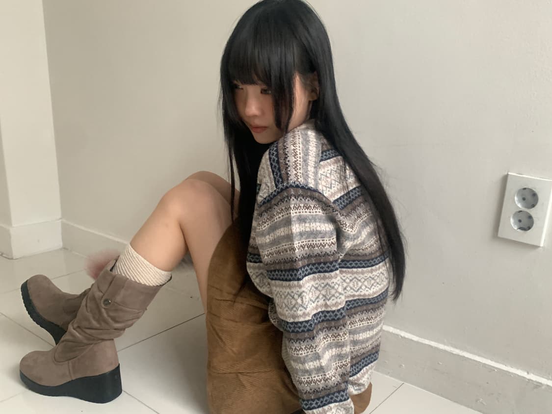 Vintage Pattern Knit 상품이미지10