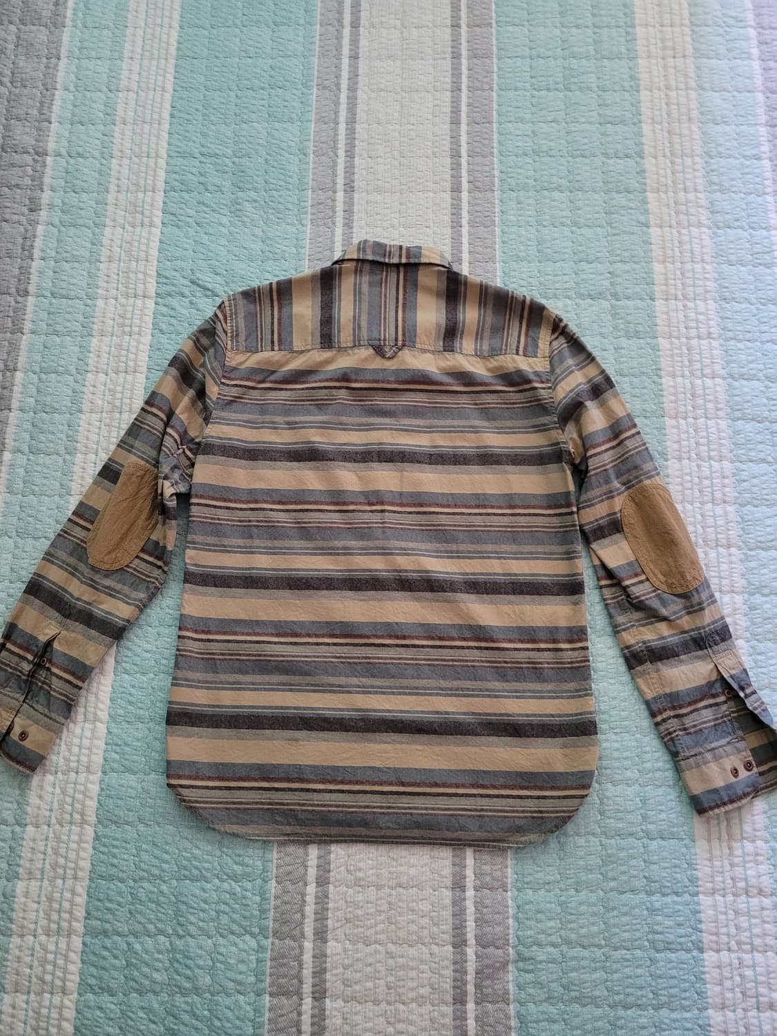 시리즈 Series 에스닉 스트라이프 간절기 체크셔츠 100사이즈 상품이미지10