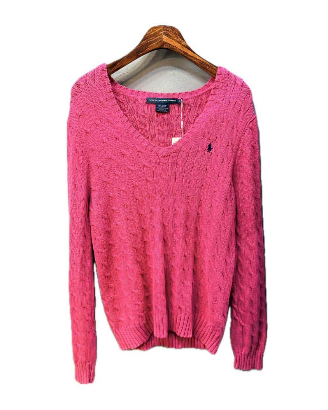 Polo Ralph Lauren 폴로 랄프로렌 핫핑크 니트 상품이미지3