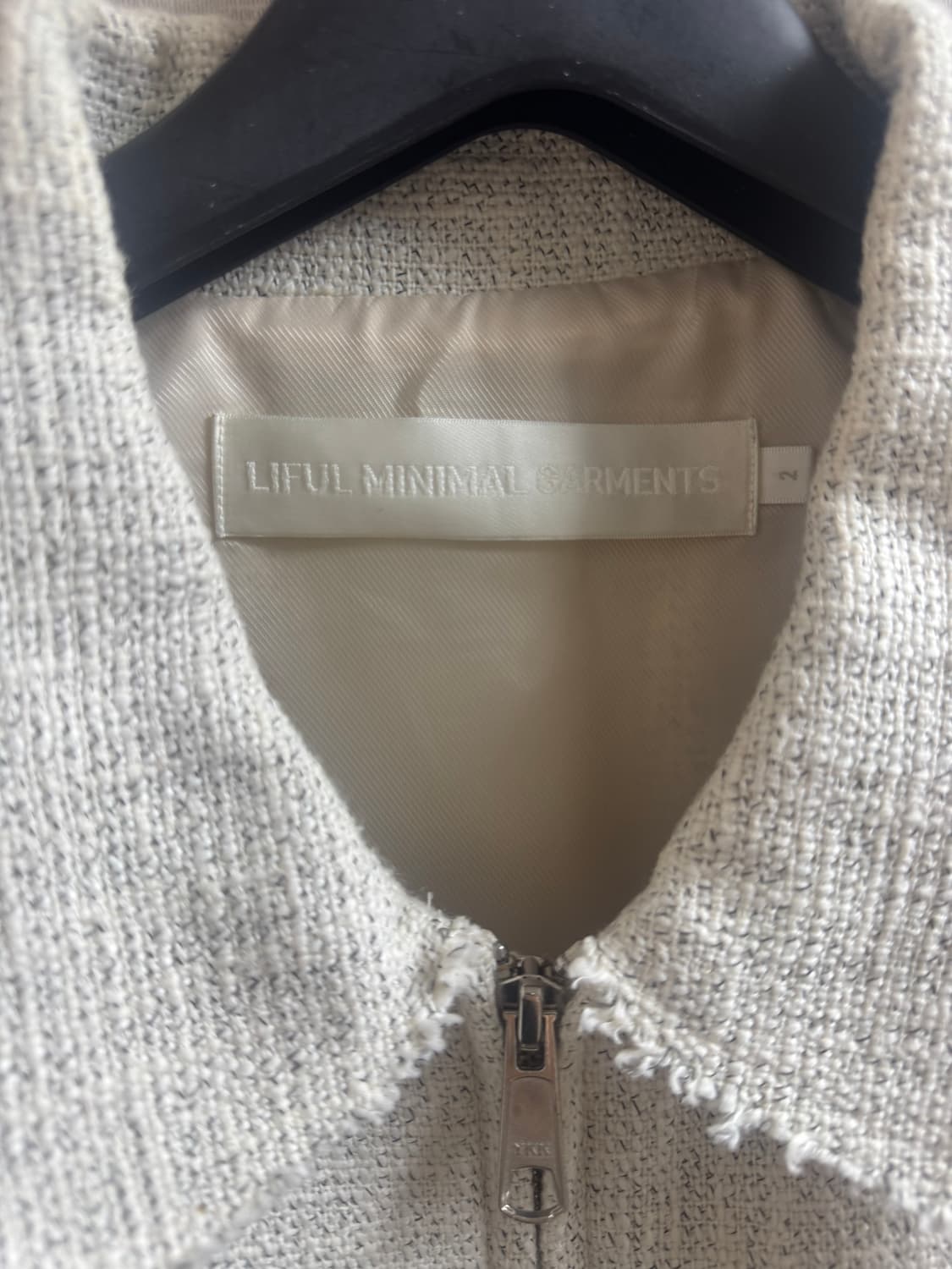 라이풀/트위드 자켓/ L 상품이미지3