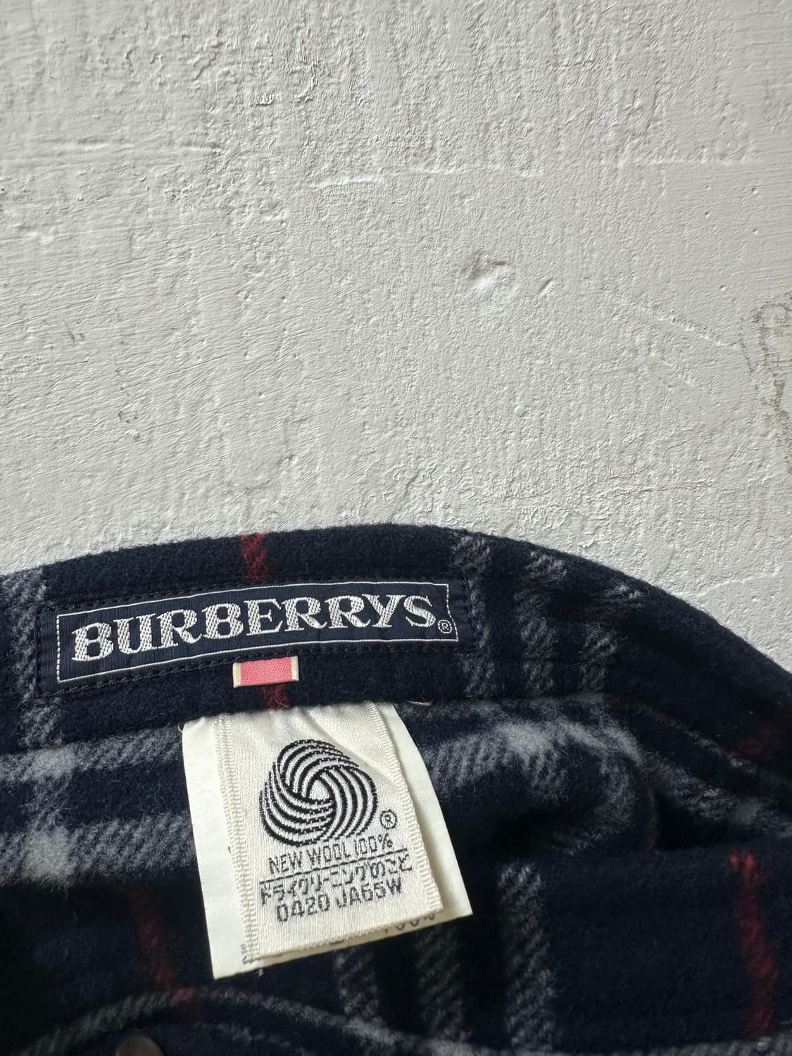드라이완료 Burberrys 버버리 노바체크 뉴 울 리버시블 랩 스커트 상품이미지8