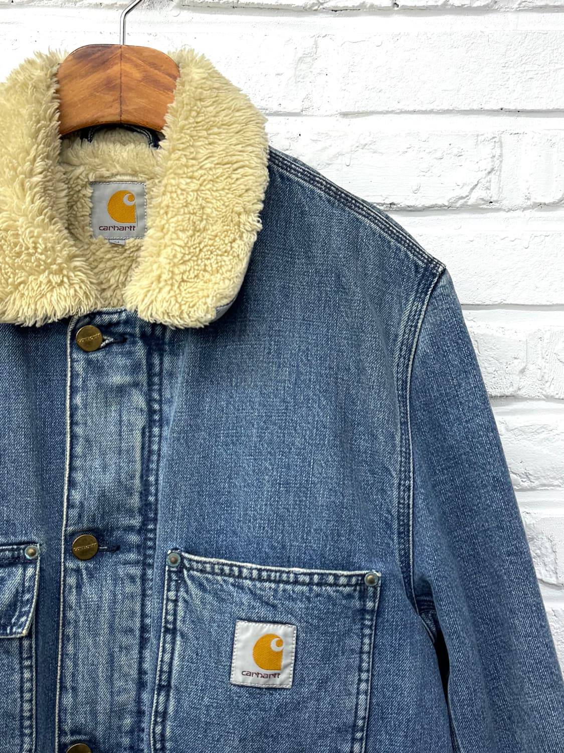칼하트 wip 피닉스 쉐르파 데님 초어자켓 상품이미지4