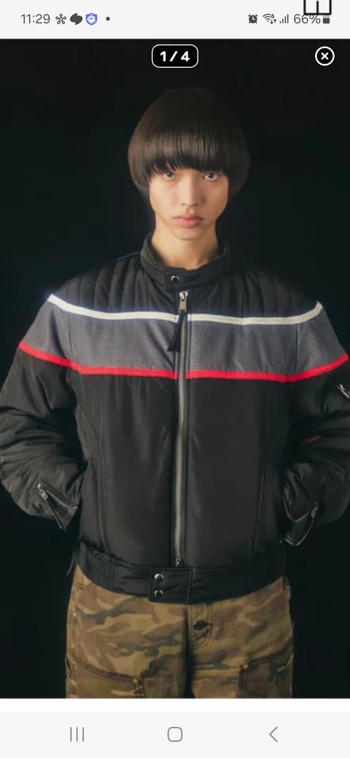 앤더슨벨 서인국 바이커 점퍼 XL사이즈 판매 노이어 상품이미지2