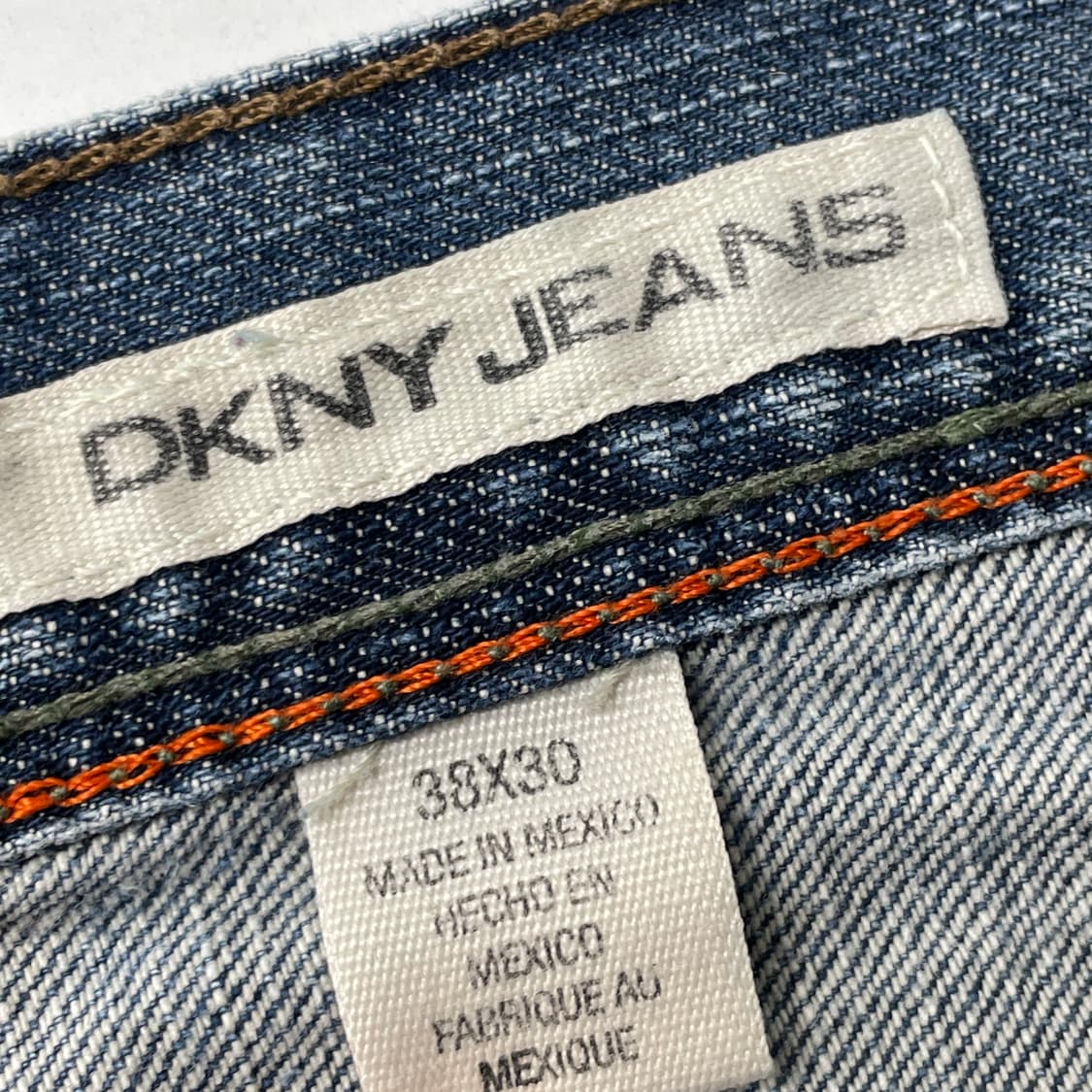 [중고] DKNY 십자 자수 데님 청바지 38 상품이미지5