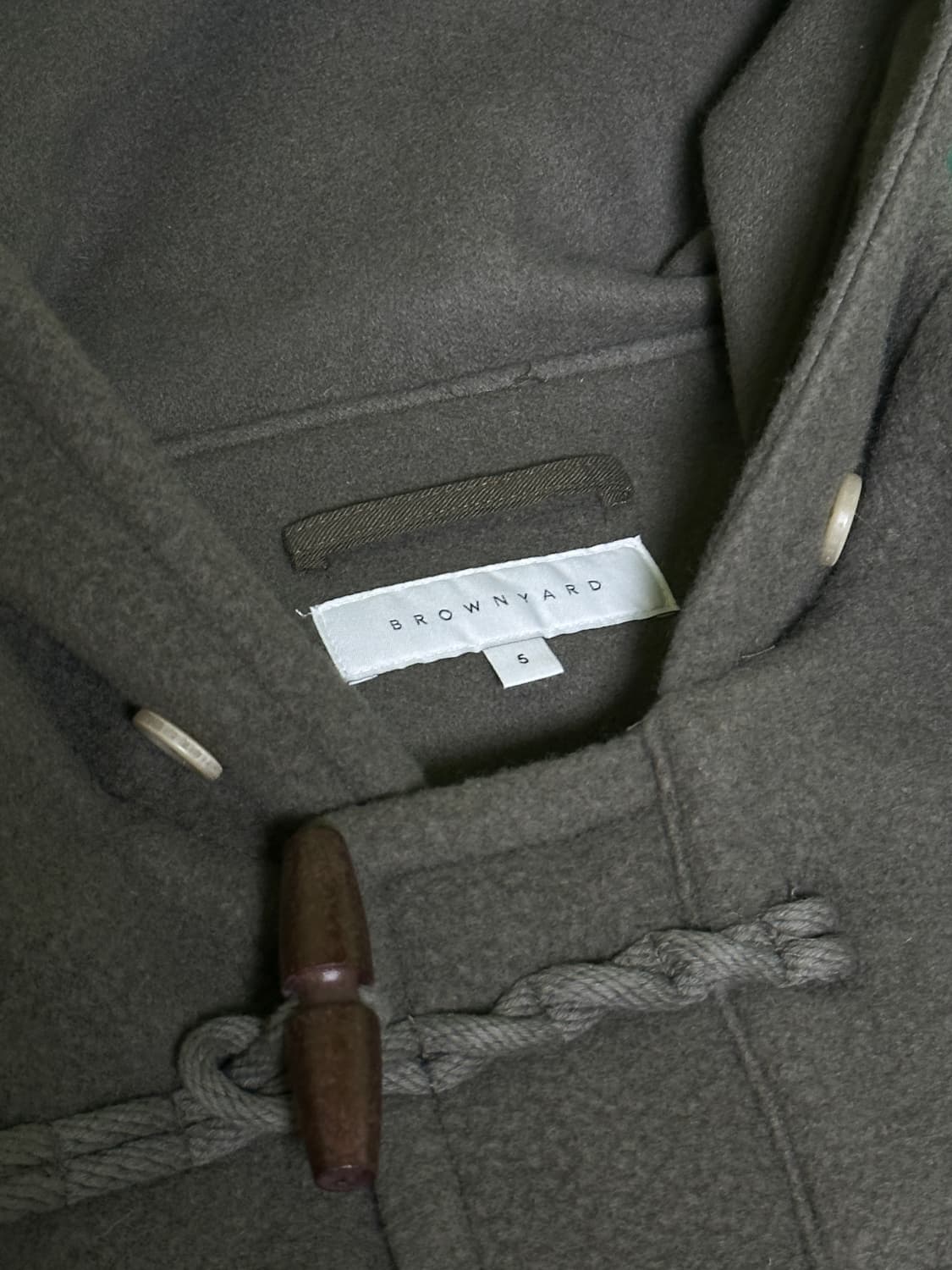 브라운야드 올리브그레이 더플코트 5 상품이미지2