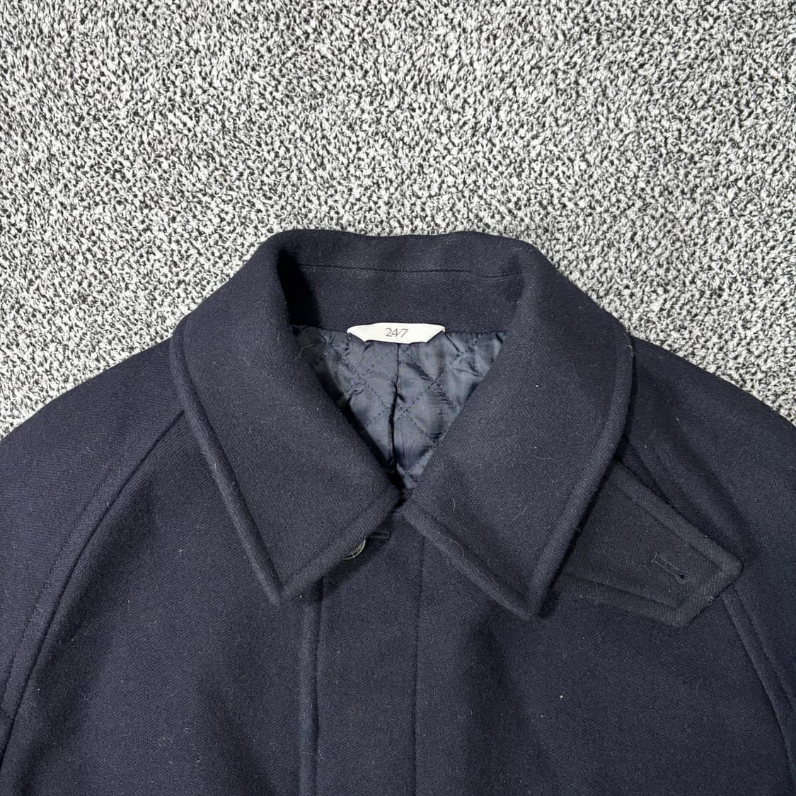 247 시리즈 울 발마칸 코트 네이비 (L) 상품이미지2
