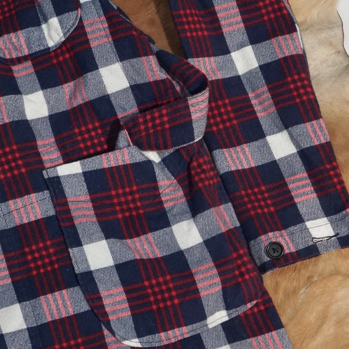 엔지니어드 가먼츠 체크 스모킹코트 상품이미지7