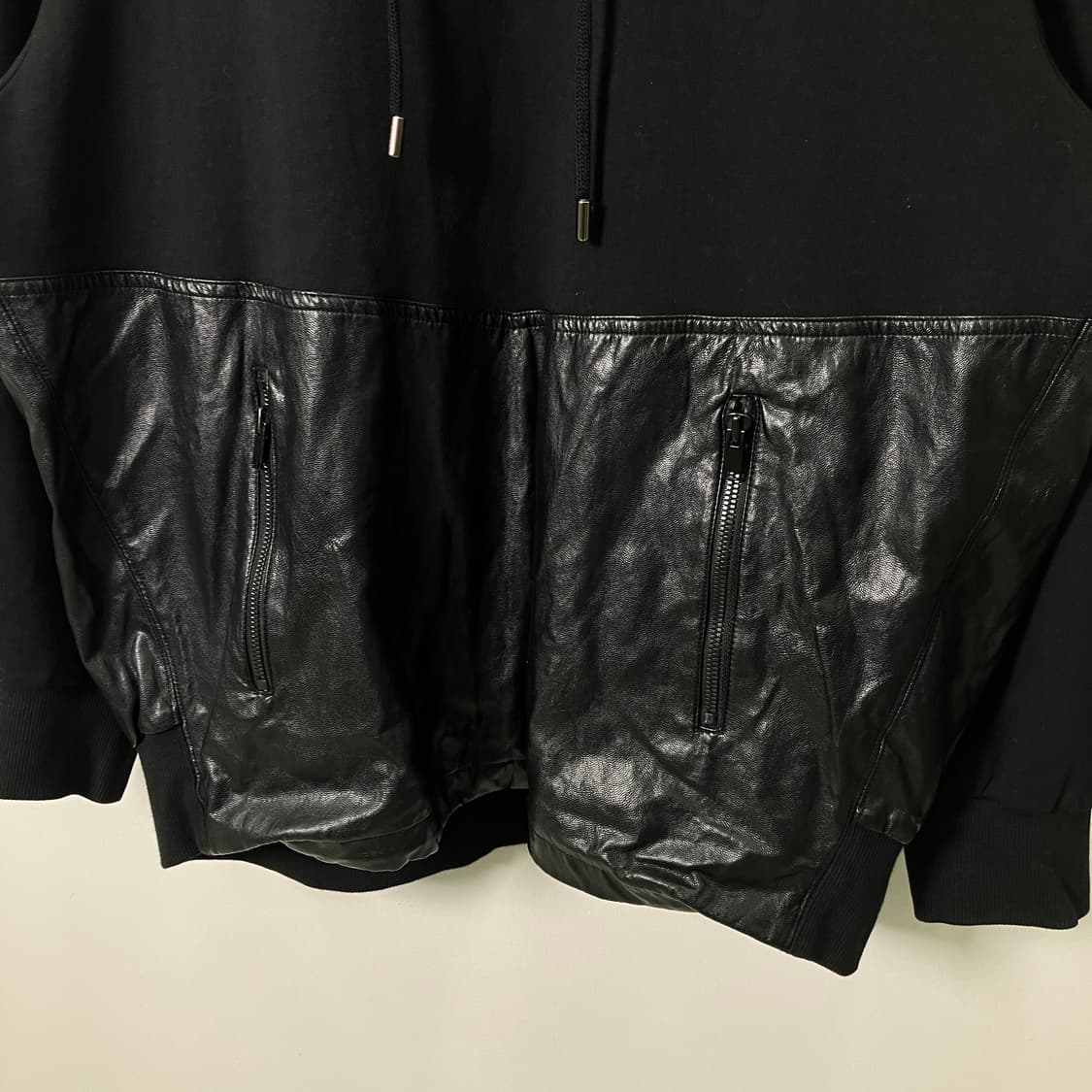 System 시스템 레더 후드티 90 상품이미지5