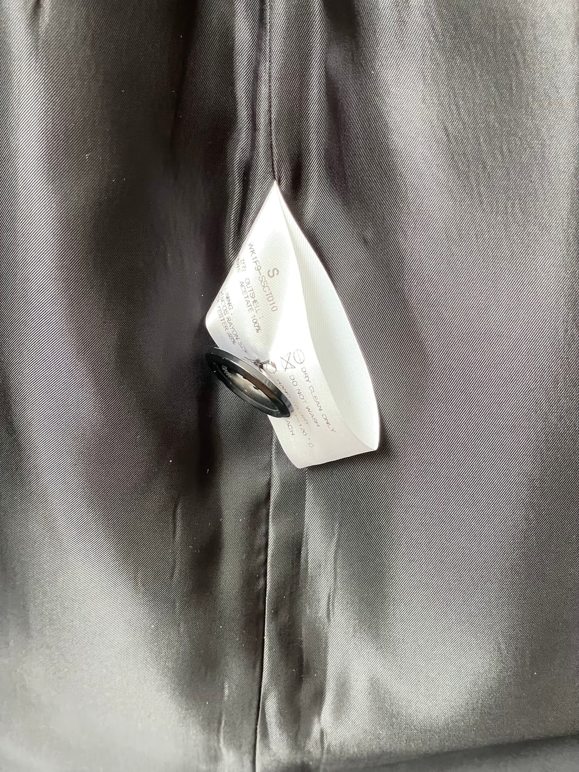 분더캄머 WNDERKAMMER 블랙 롱 코트 자켓 상품이미지7