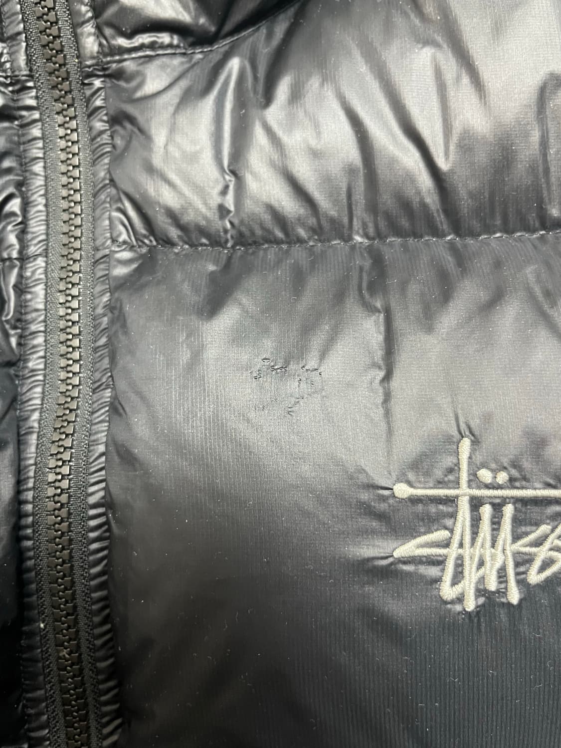 스투시 다운 파카 마이크로 립스탑 팬텀 블랙 [S] 상품이미지3