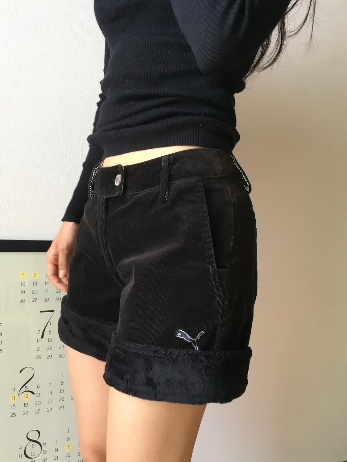 푸마 퍼 골지 숏팬츠 상품이미지10