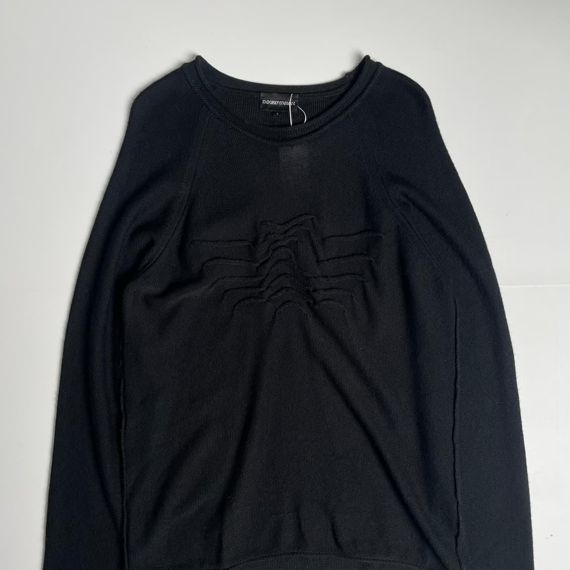 Emporio armani 3D 울 니트 상품이미지2