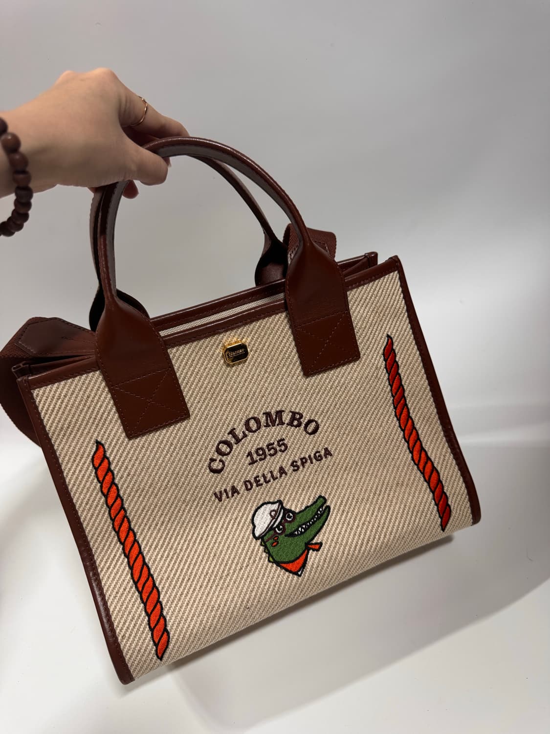 콜롬보 캔버스 토트백 숄더백 상품이미지1