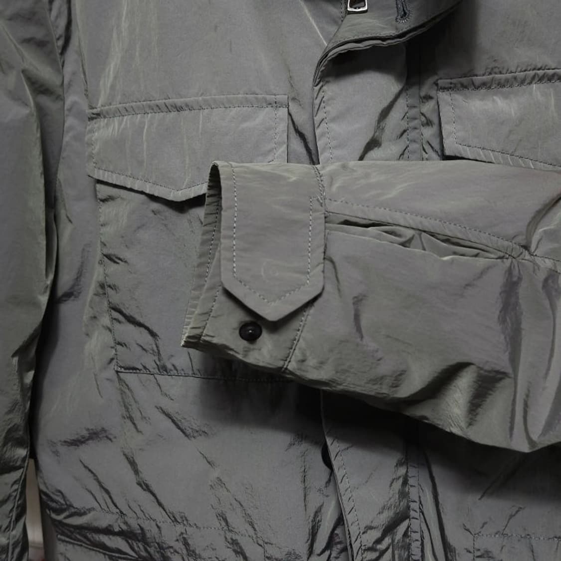 95)hazzys 헤지스 점퍼 경량자켓 카키그레이 M65 상품이미지3