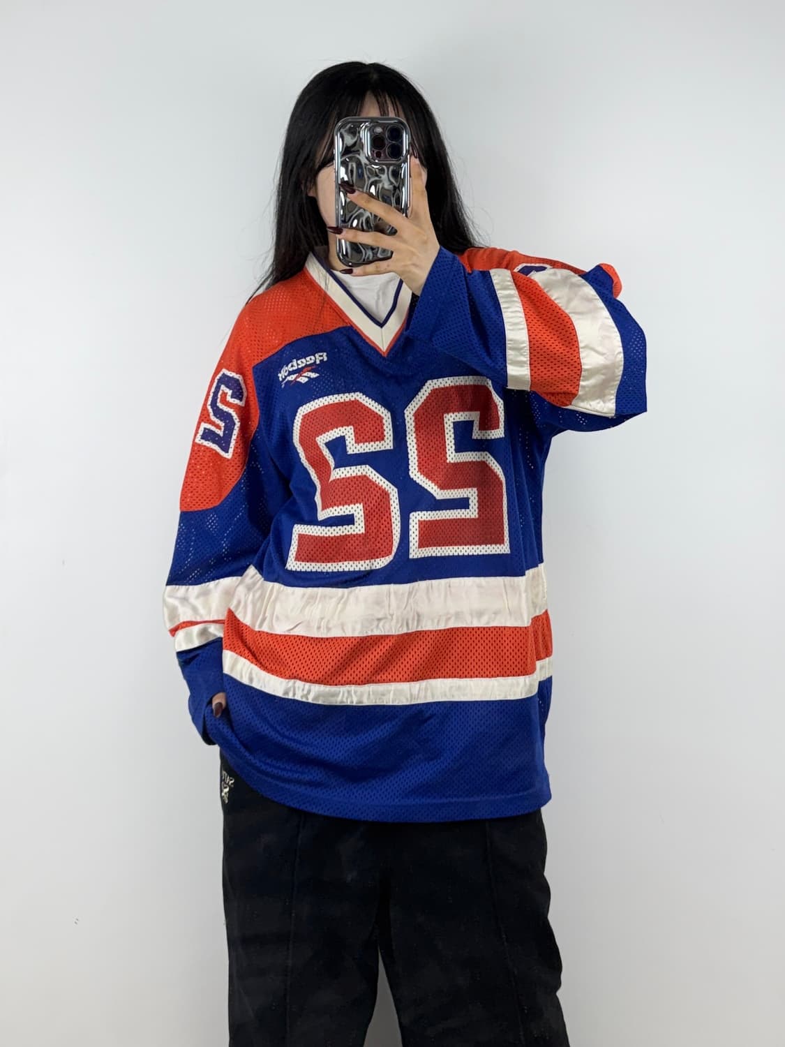 리복 클래식 오버핏 럭비 져지 E255 상품이미지1
