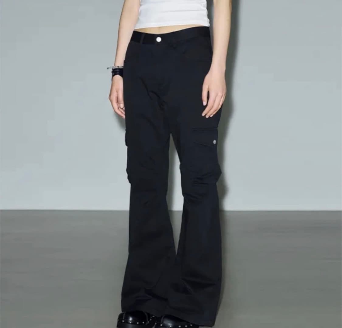 (구해요) 헬레네파리스 피그먼트 부츠컷 블랙 S 상품이미지1