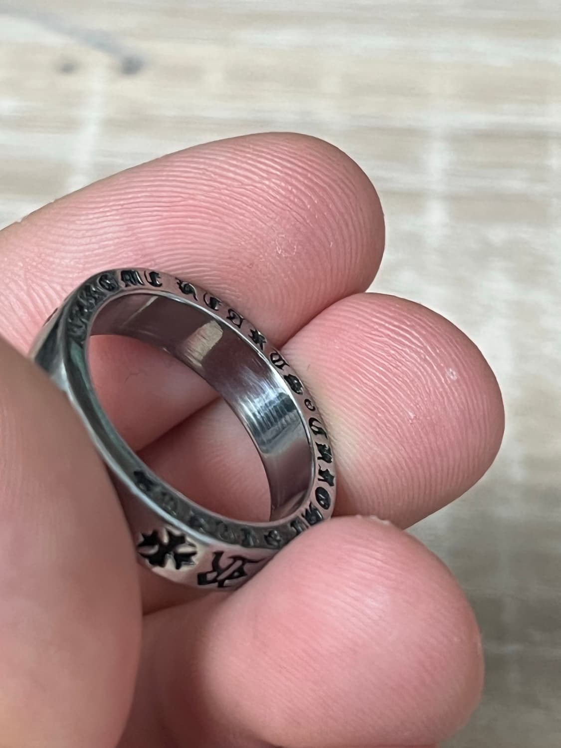 크롬 반지 상품이미지3