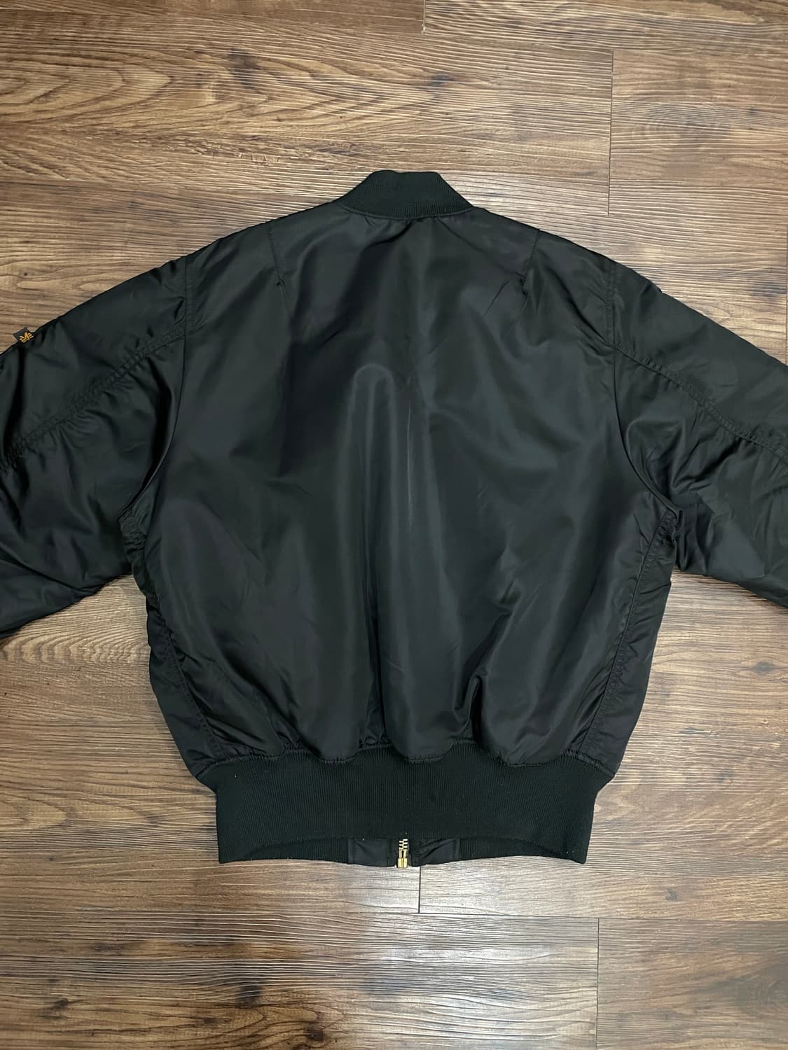 알파인더스트리 ma-1 플라이트 자켓 항공점퍼 블랙 상품이미지9