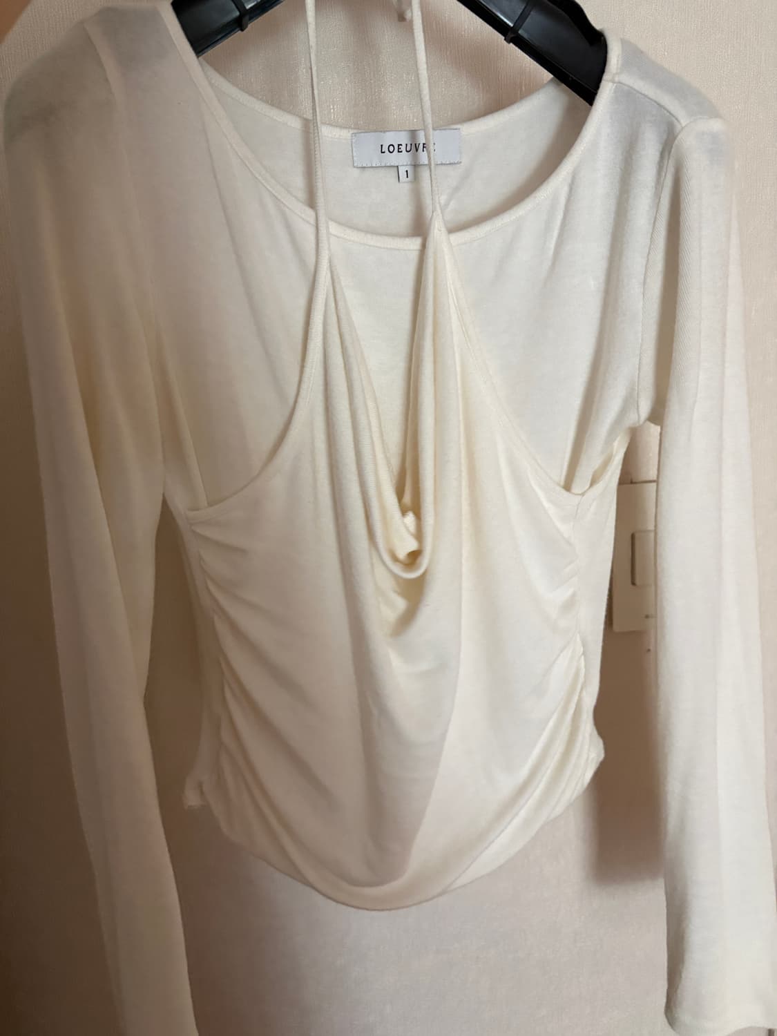 루에브르 홀터 레이어드 티셔츠 상품이미지5