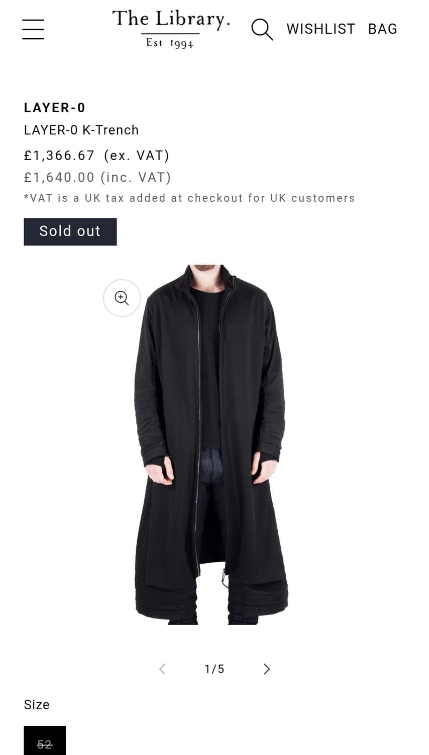 Layer 0 coat 상품이미지2