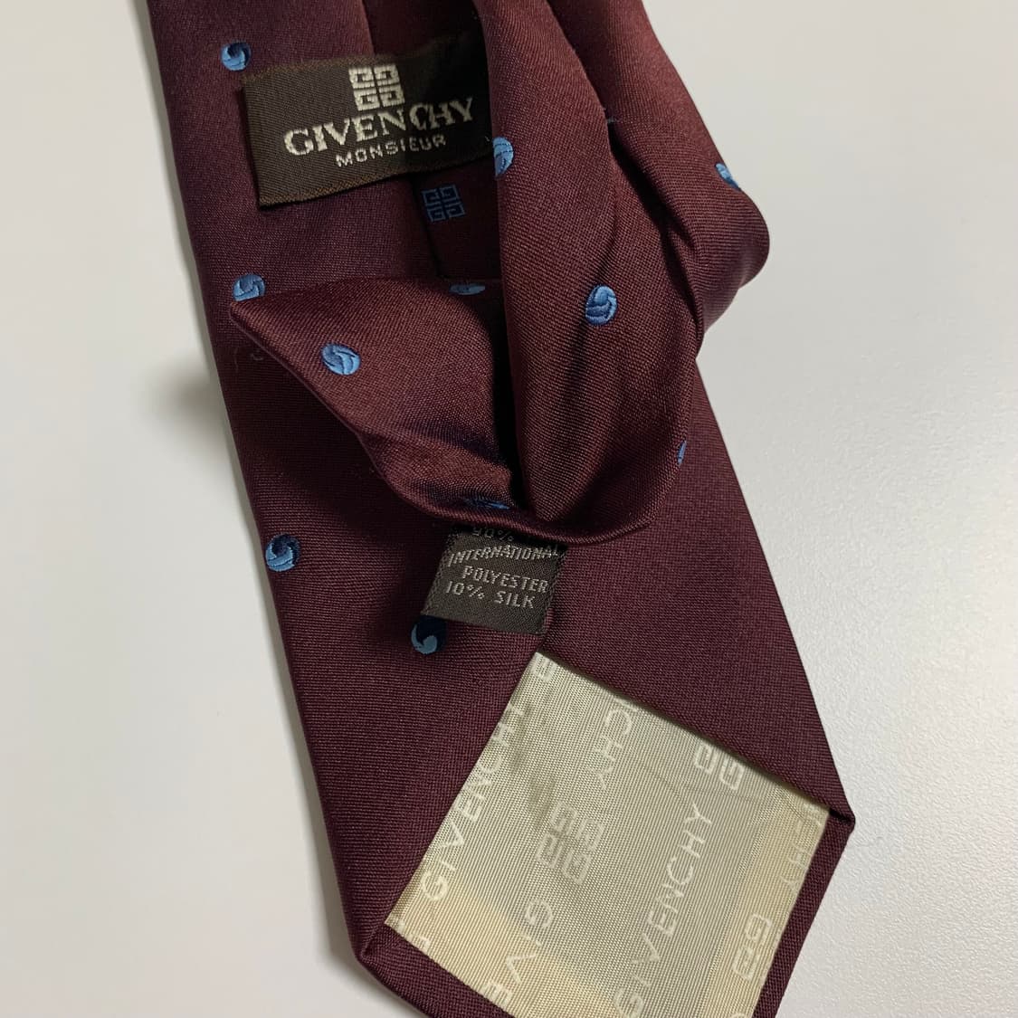 지방시(GIVENCHY) 혼방 도트디자인 명품넥타이 A+등급 7.7cm 상품이미지7