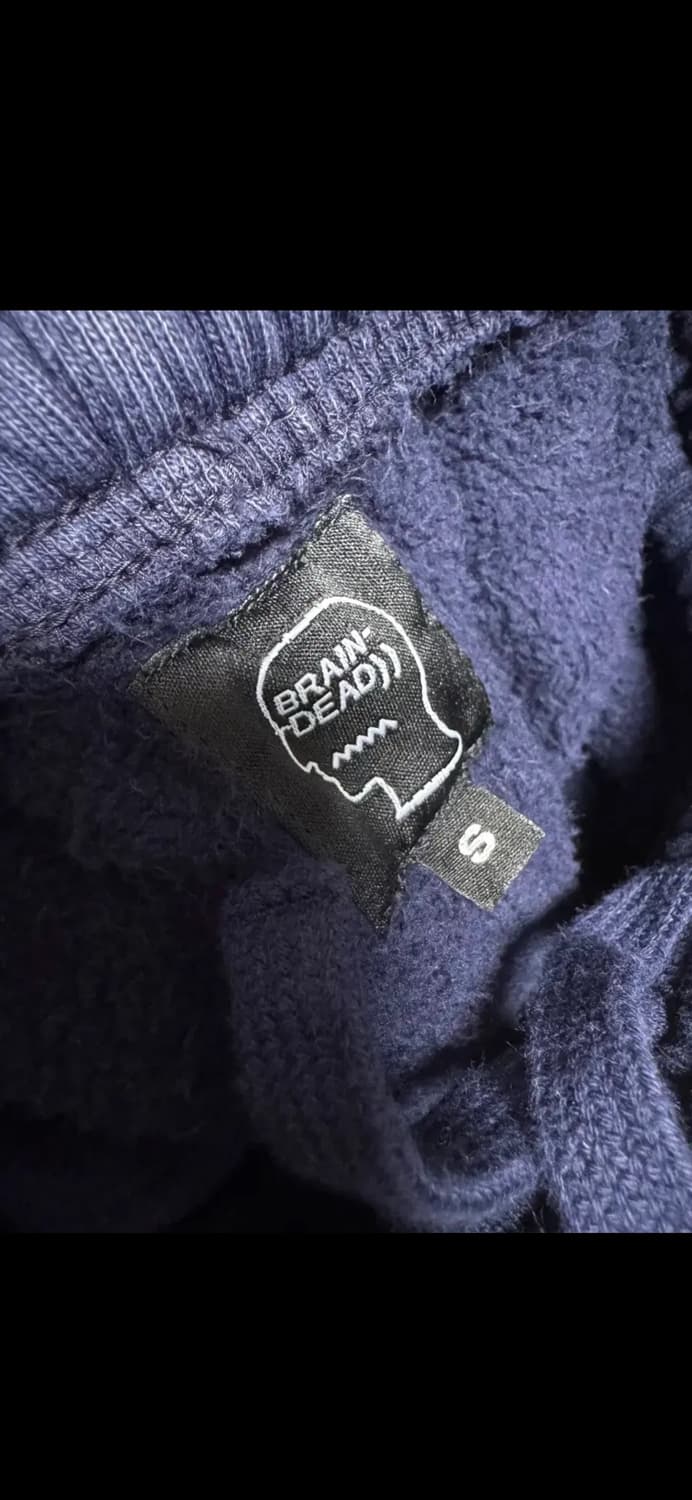 브레인데드 brain dead 버블 스웻팬츠 네이비 S (30) 상품이미지5