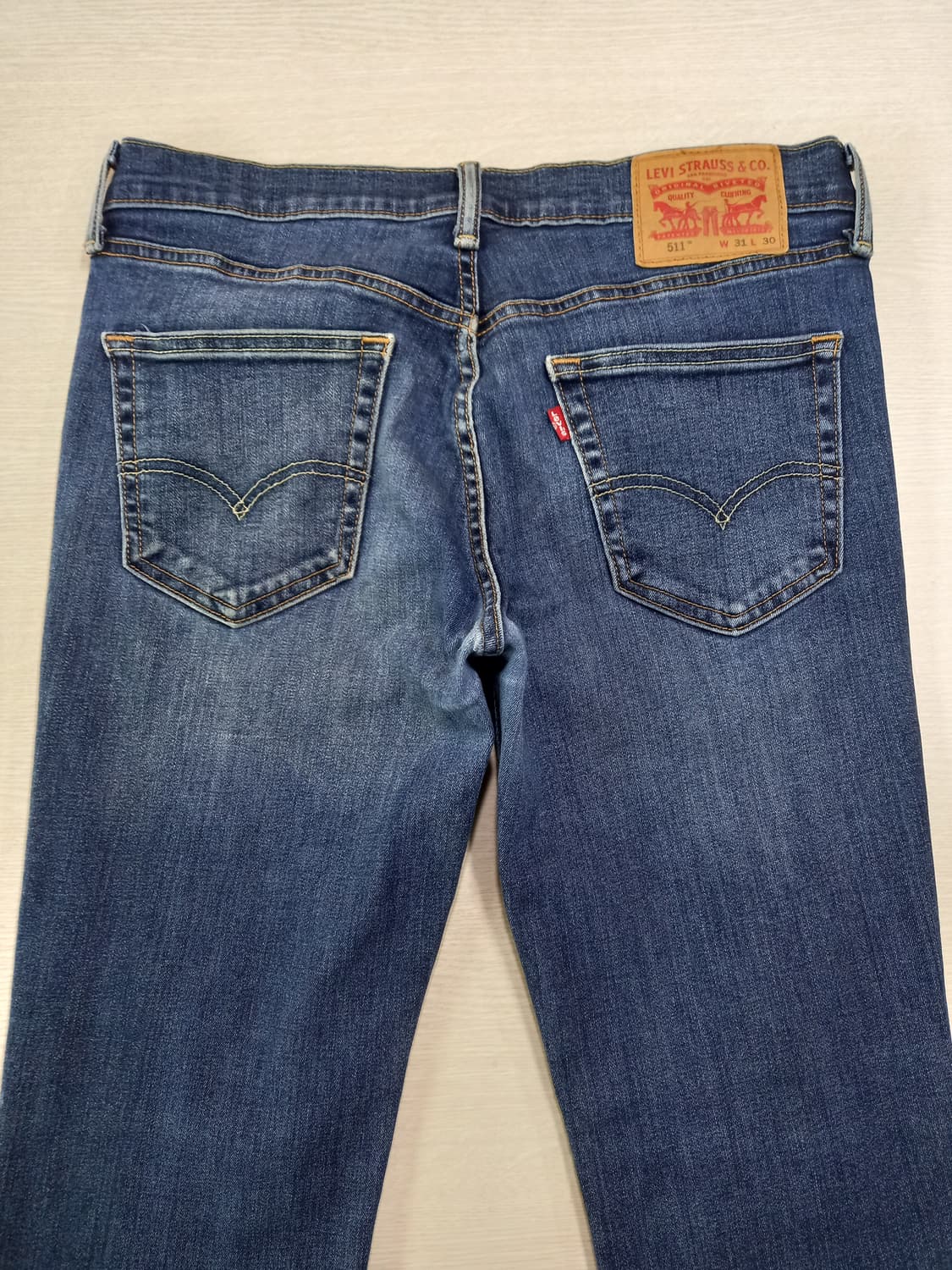 31 리바이스511 워싱 스판 슬림일자진 31-489 상품이미지4